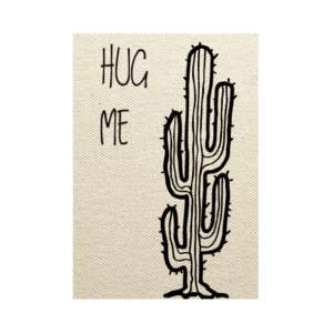 wenskaart cactus Hug me