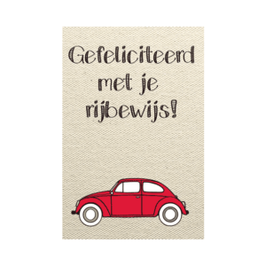 wenskaart geslaagd gefeliciteerd met je rijbewijs